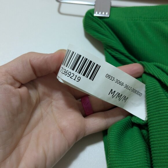 *3/$10* Forever 21 Ribbed Maxi Skirt Kelly Green Size Medium - Picture 5 of 5